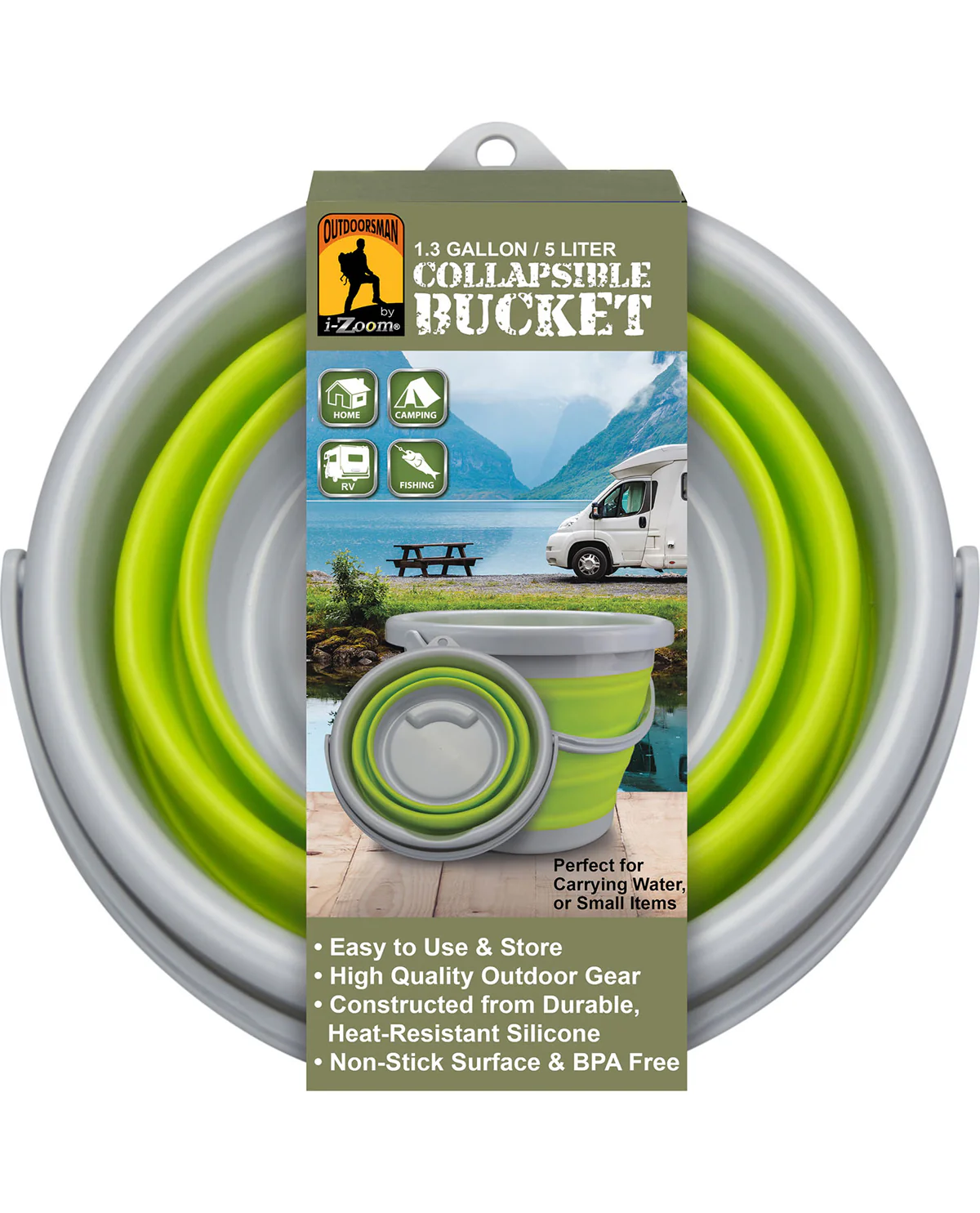 1.3 Gallon Collapsible Bucket - Image 3