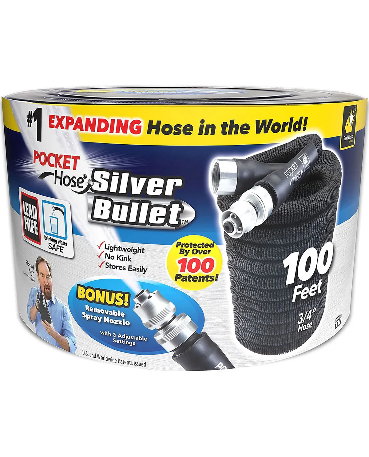 100ft. Silver Bullet Pocket Hose - Image 3