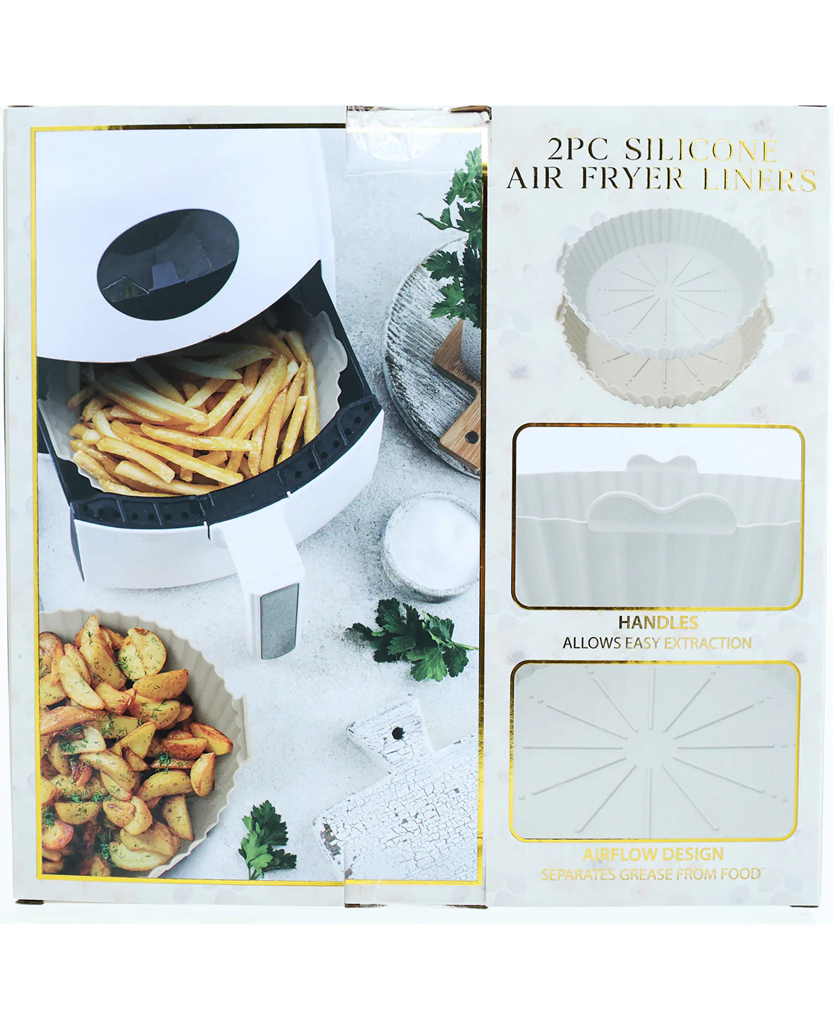Montauk Silicone Air Fryer Liner Set - Image 2