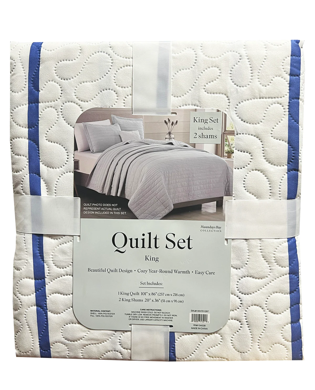 3pc Pinsonic Quilt Set - Image 11