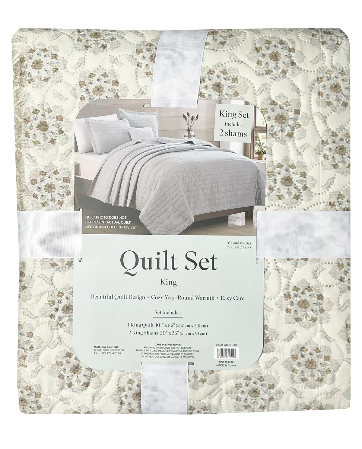 3pc Pinsonic Quilt Set - Image 13