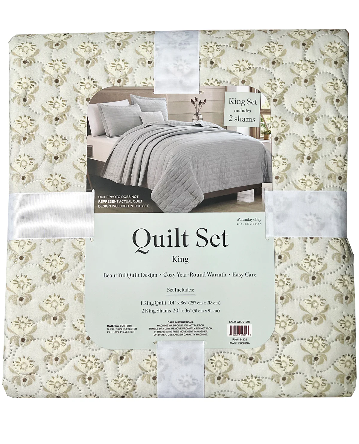 3pc Pinsonic Quilt Set - Image 15