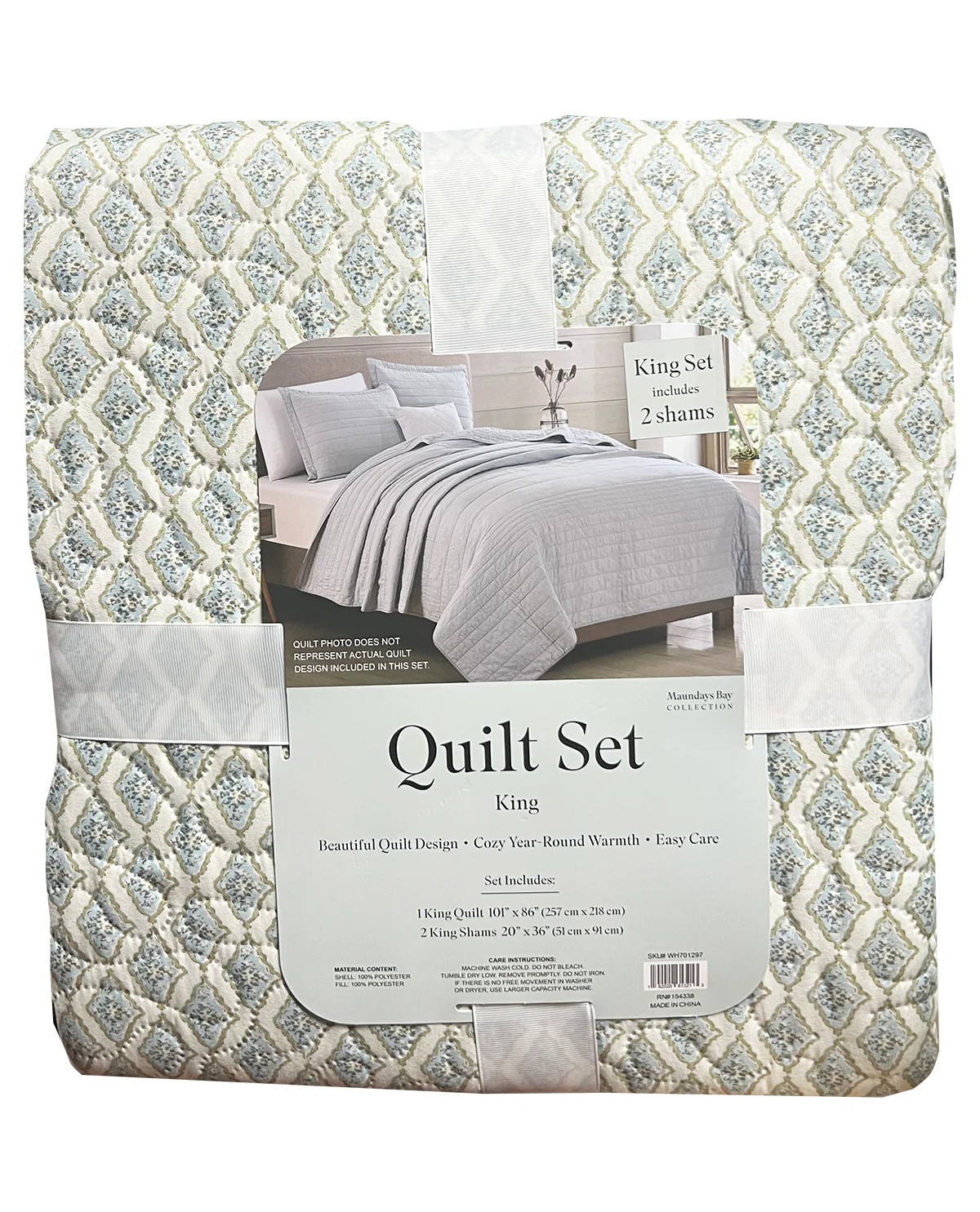 3pc Pinsonic Quilt Set - Image 5