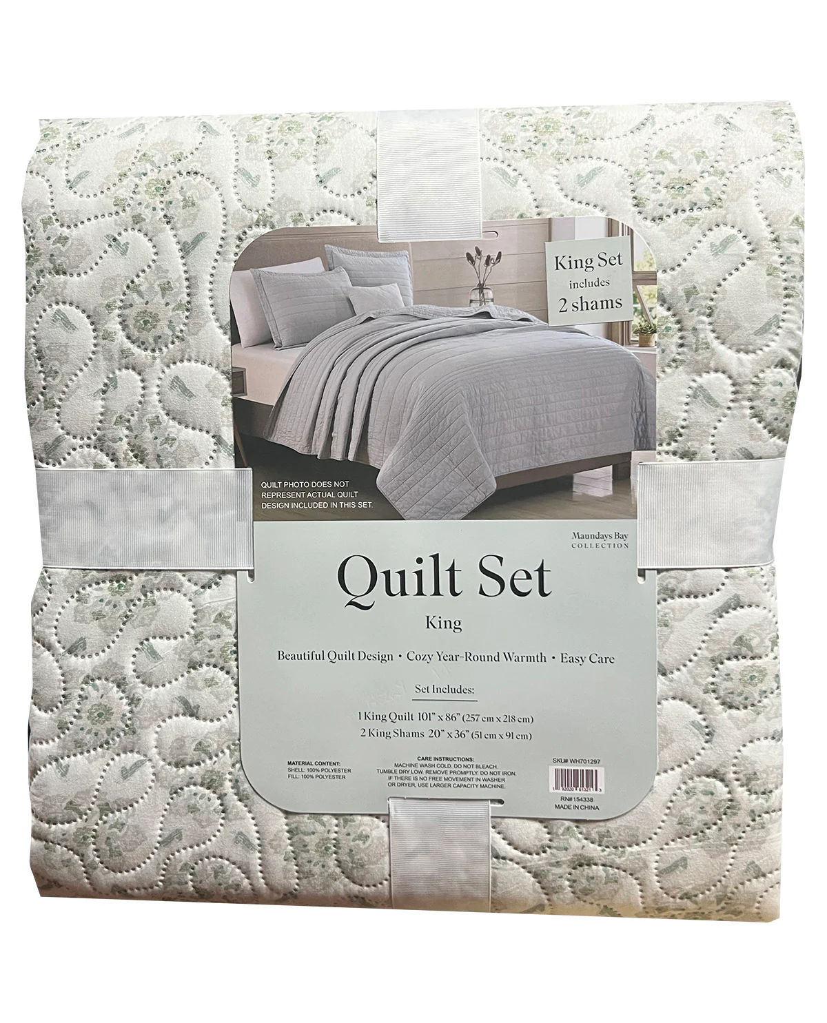 3pc Pinsonic Quilt Set - Image 7