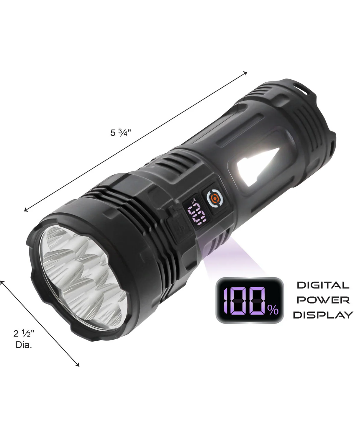 Farpoint Rechargeable Dual Beam Flashlight - Image 2