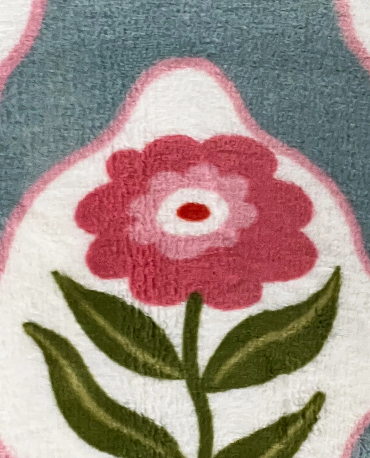 60x70" Preppy Floral Throw - Image 2