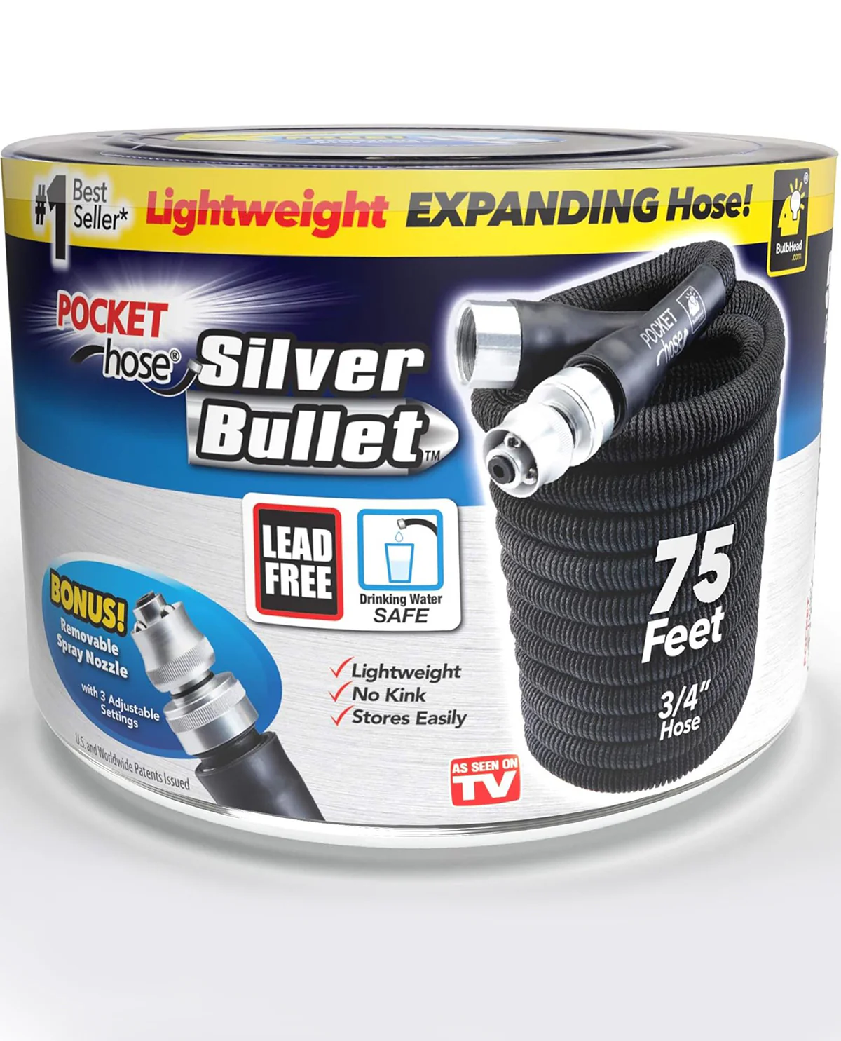 Pocket Hose Silver Bullet 75 Foot Hose - Image 4