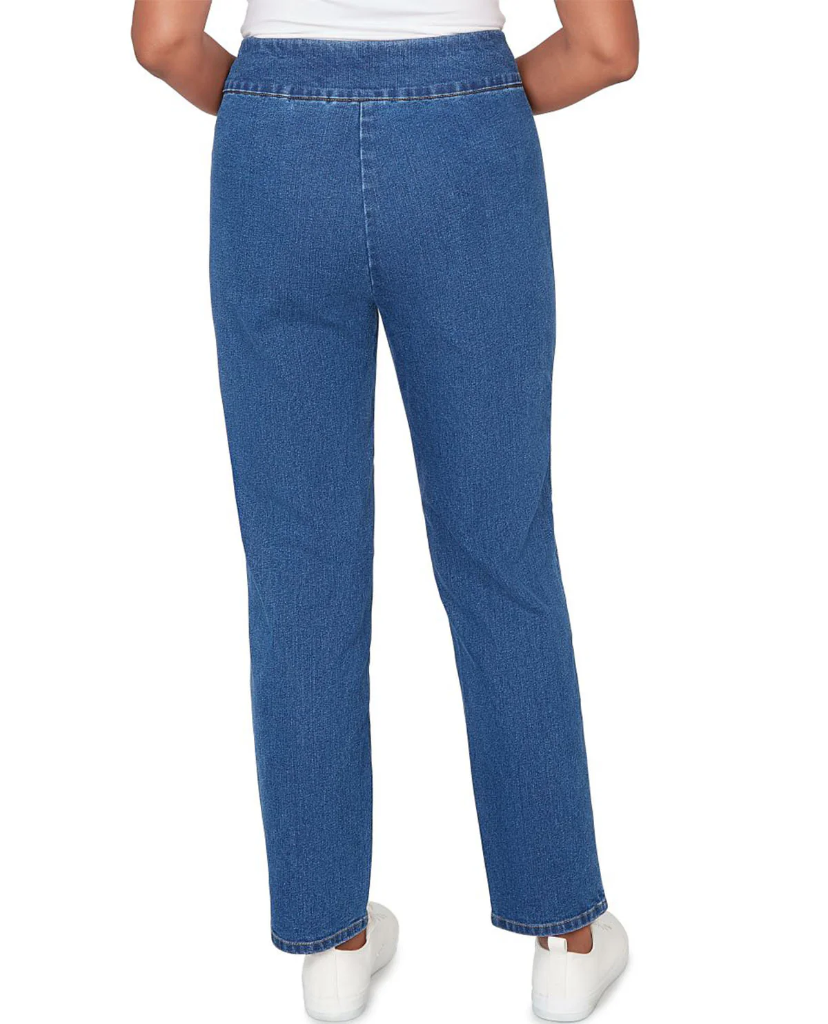 Alfred Dunner Austin Proportioned Short Pant Med Indigo - Image 3