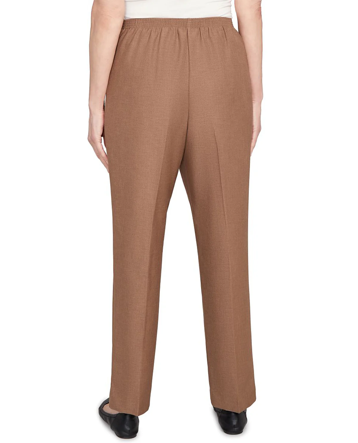 Alfred Dunner Petite Classic Pant Medium Taupe - Image 2