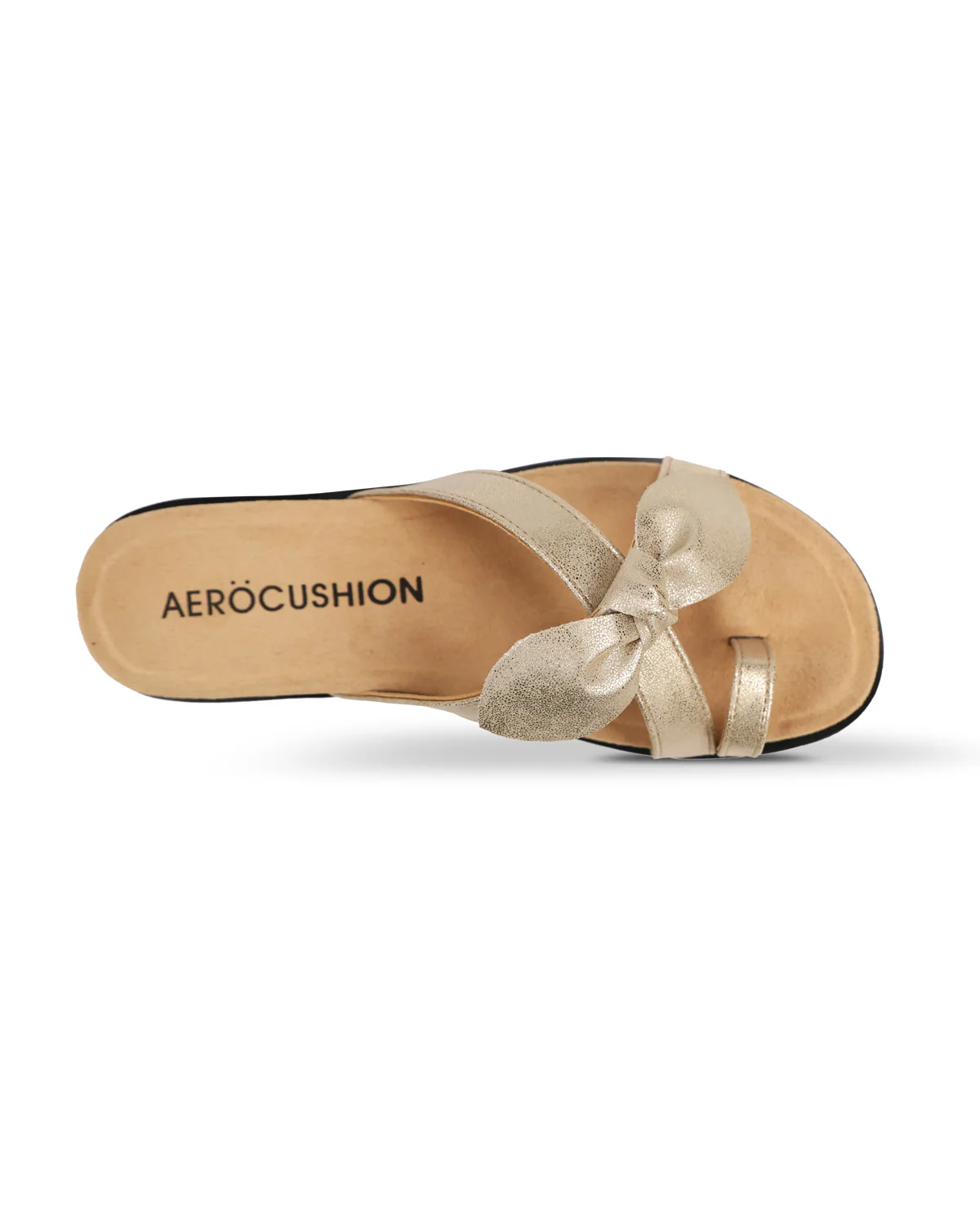 Aerocushion Bowtie 2 Sandal Gold - Image 6