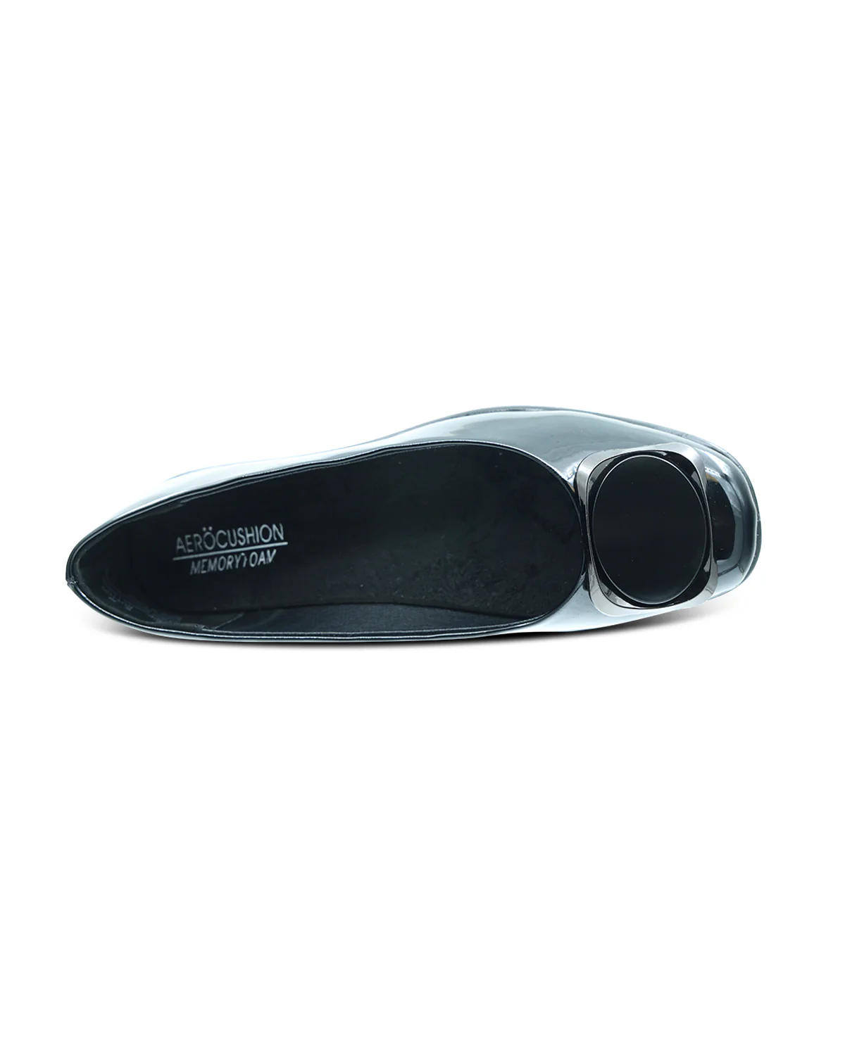Aerocushion Button Black Pat - Image 6