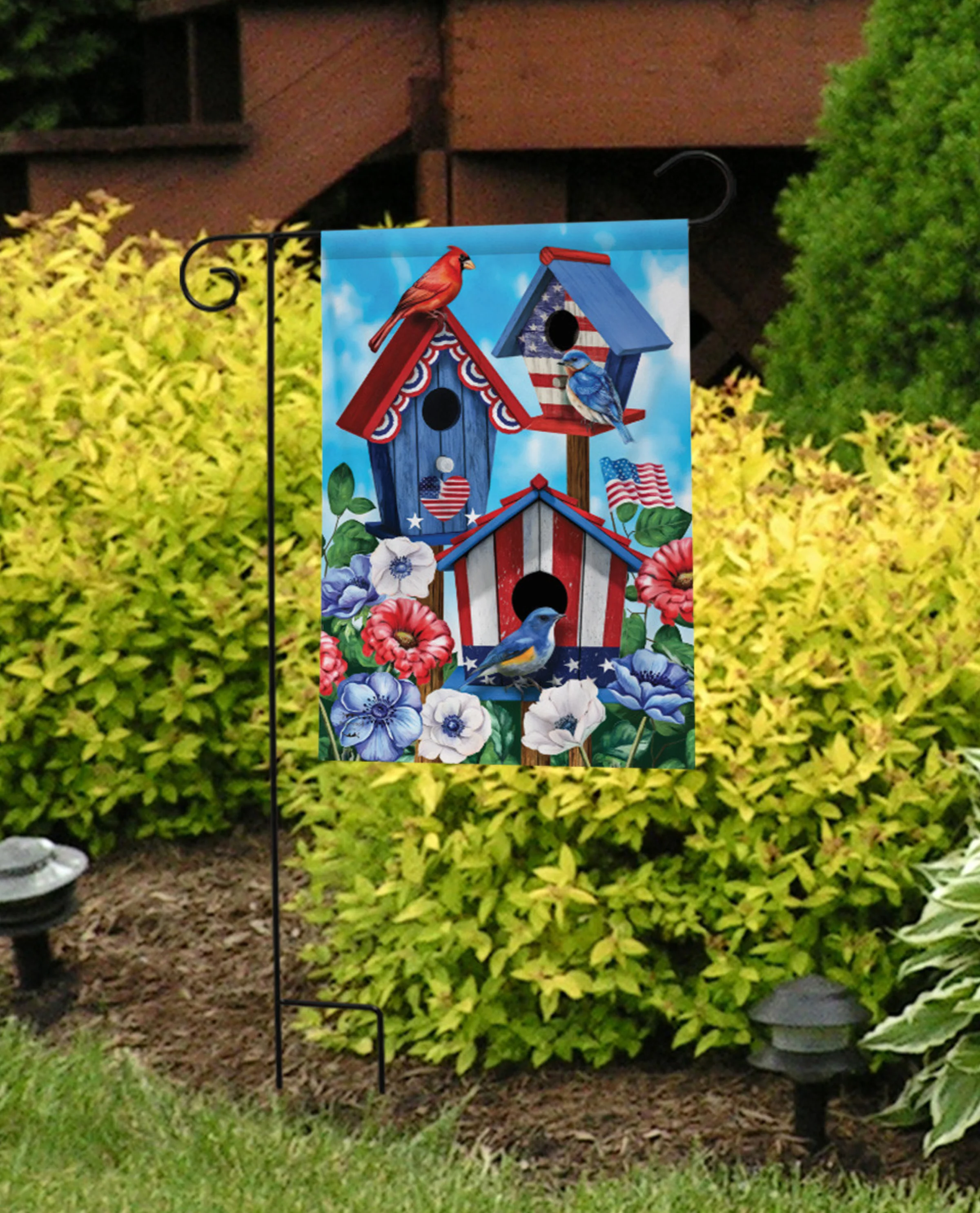 American Birdhouses Garden Flag - Image 2