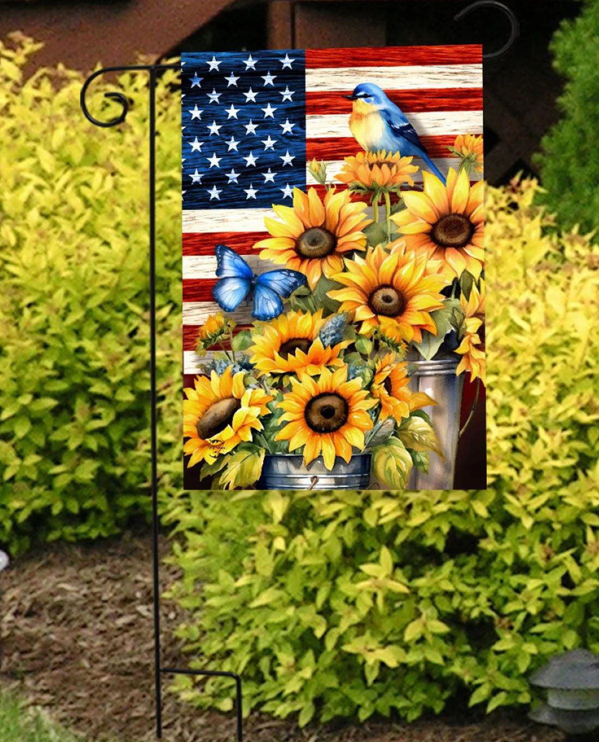 American Country Garden Flag - Image 2