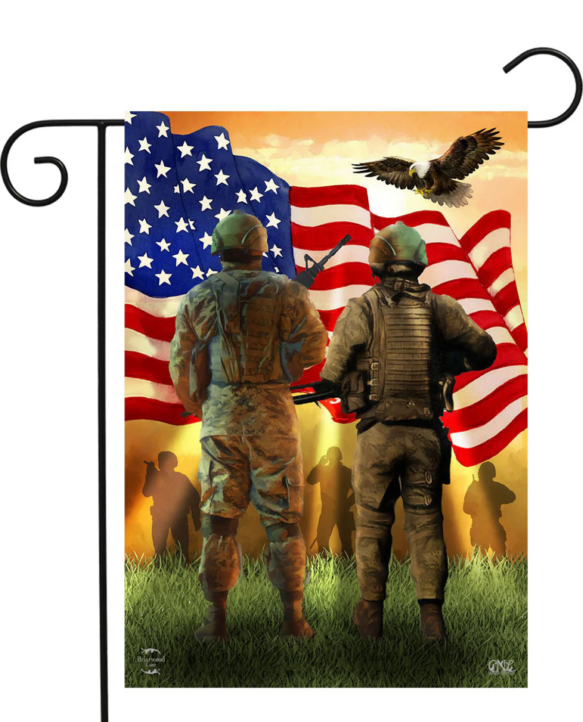 American Soldiers Garden Flag - Image 3