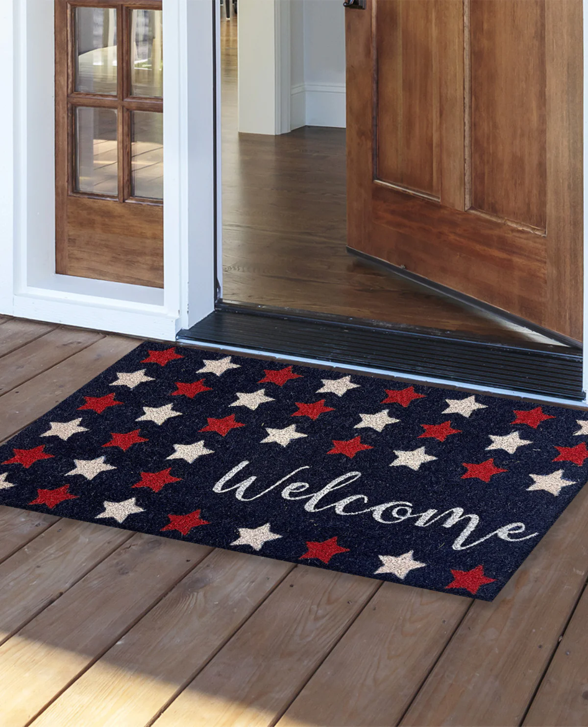 American Welcome Coir Doormat - Image 2