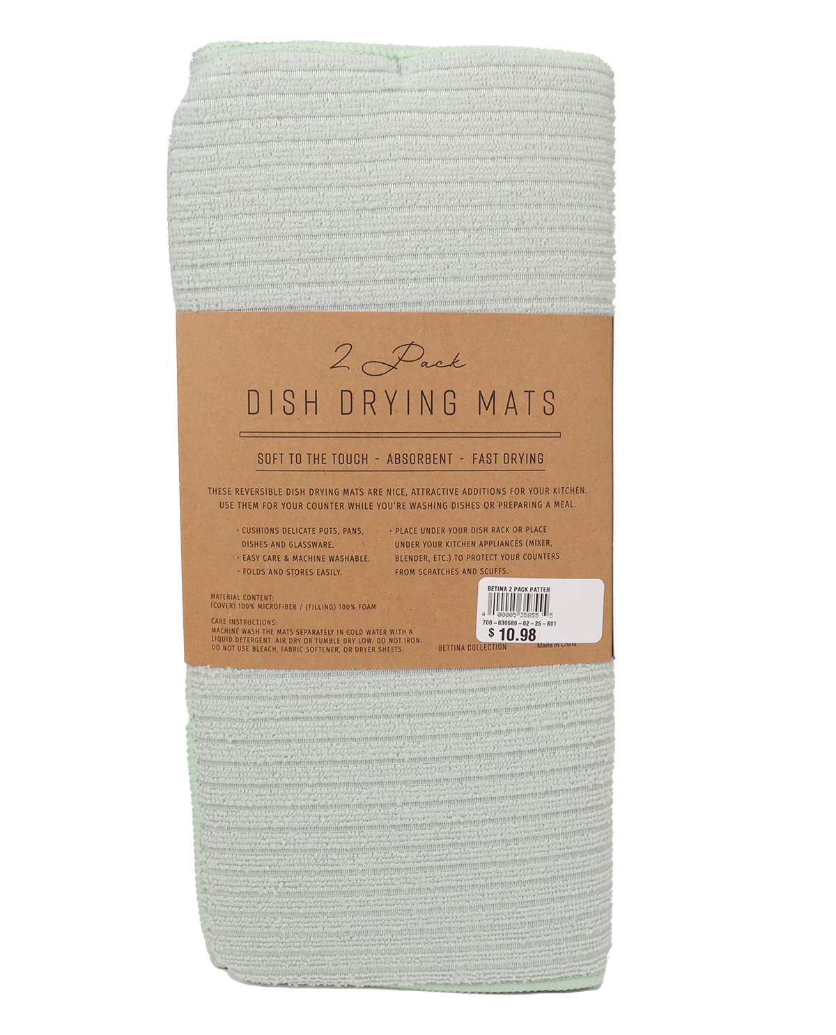 2pk Betina Pattern Dish Drying Mats - Image 4
