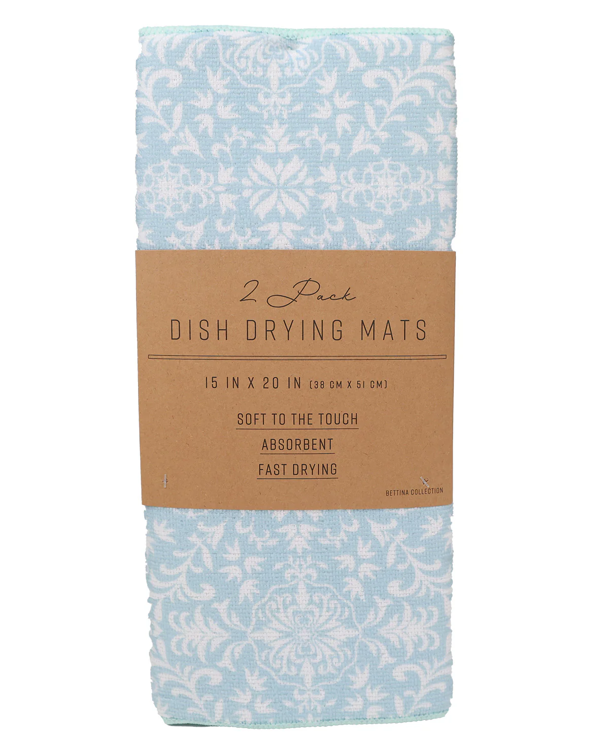2pk Betina Pattern Dish Drying Mats - Image 5
