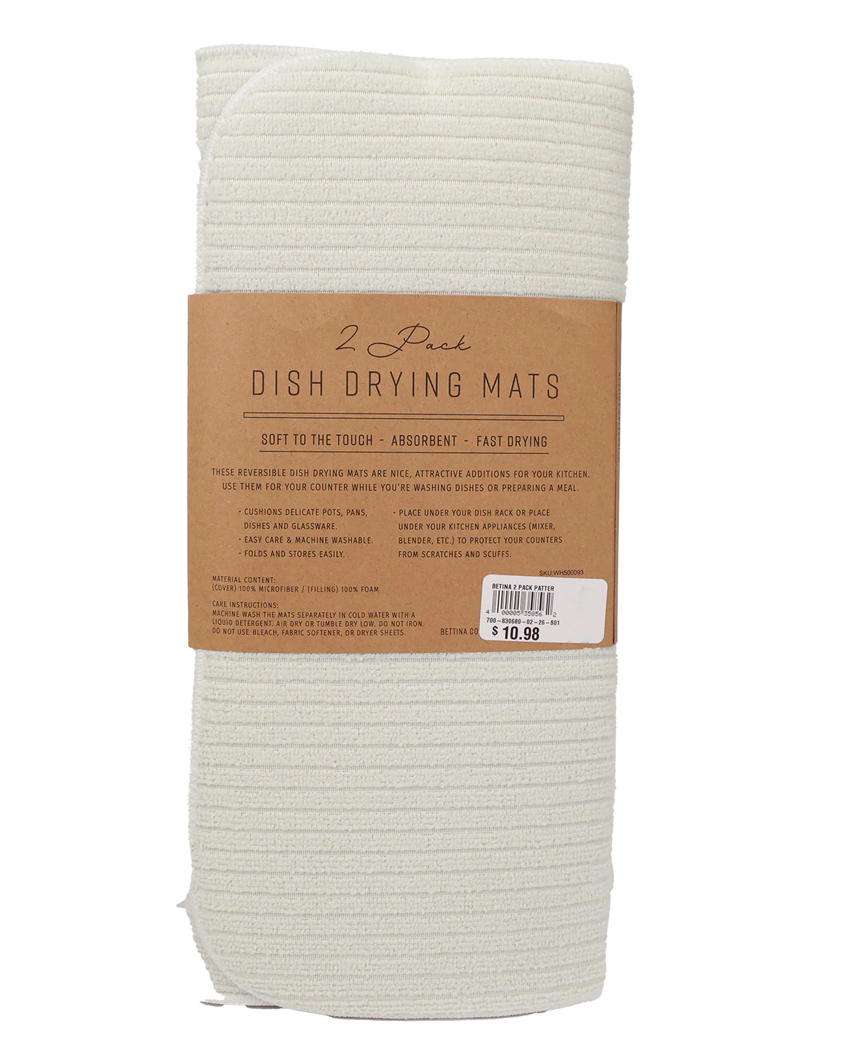 2pk Betina Pattern Dish Drying Mats - Image 8