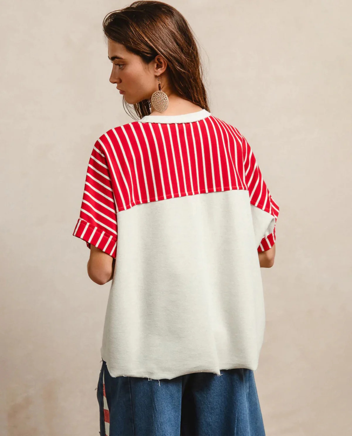 Bibi USA Patch Letter Top - Image 3
