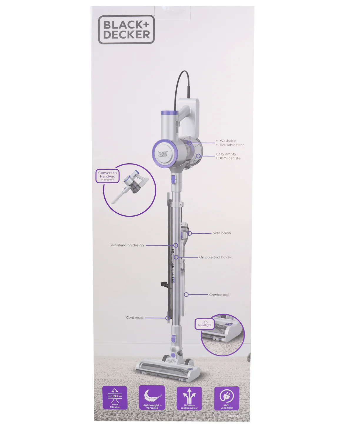 Black & Decker 3-in-1 Stick Vacuum - Image 2