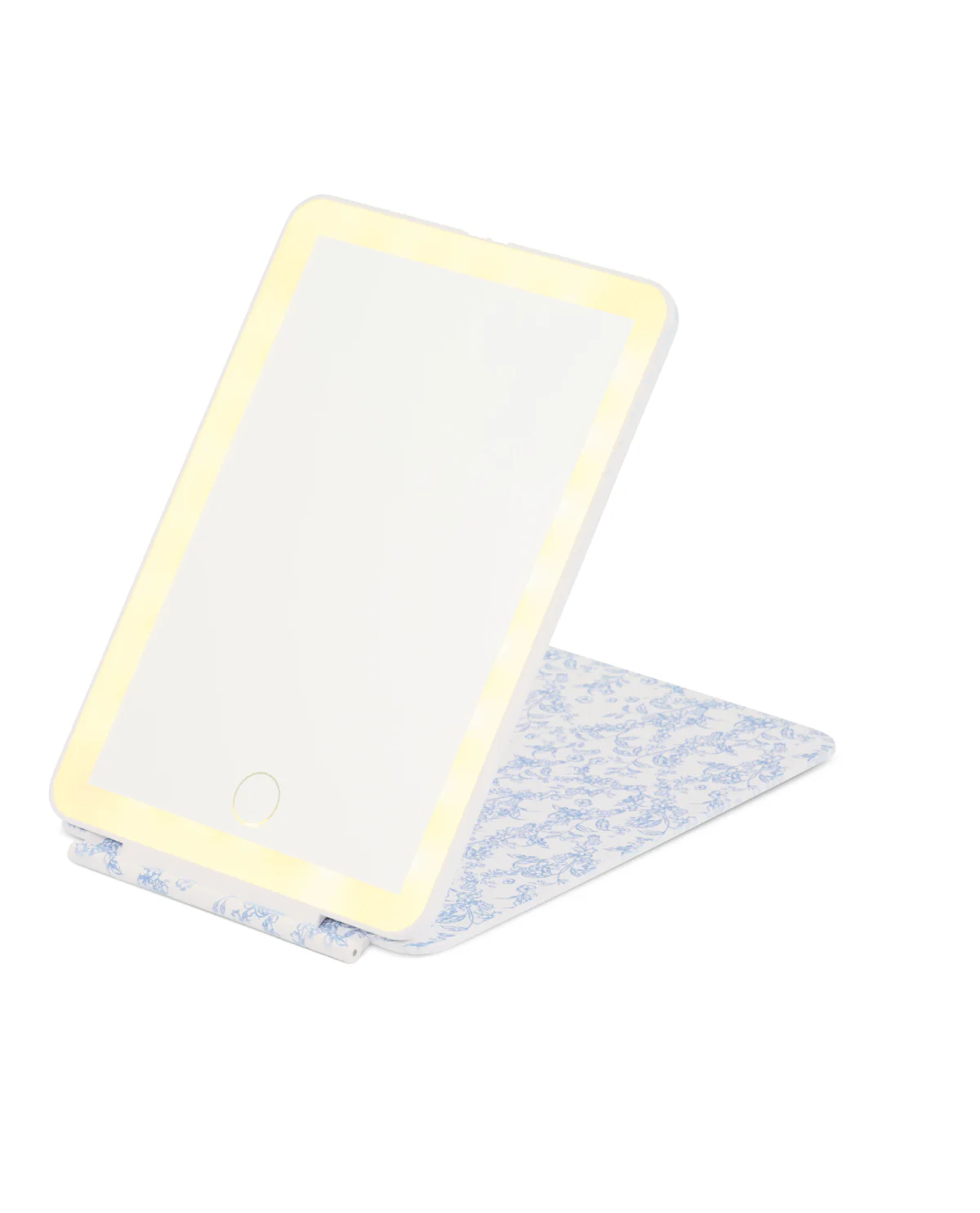 Travel Light-Up Mirror With Rechargeable Battery - Blue - Image 5