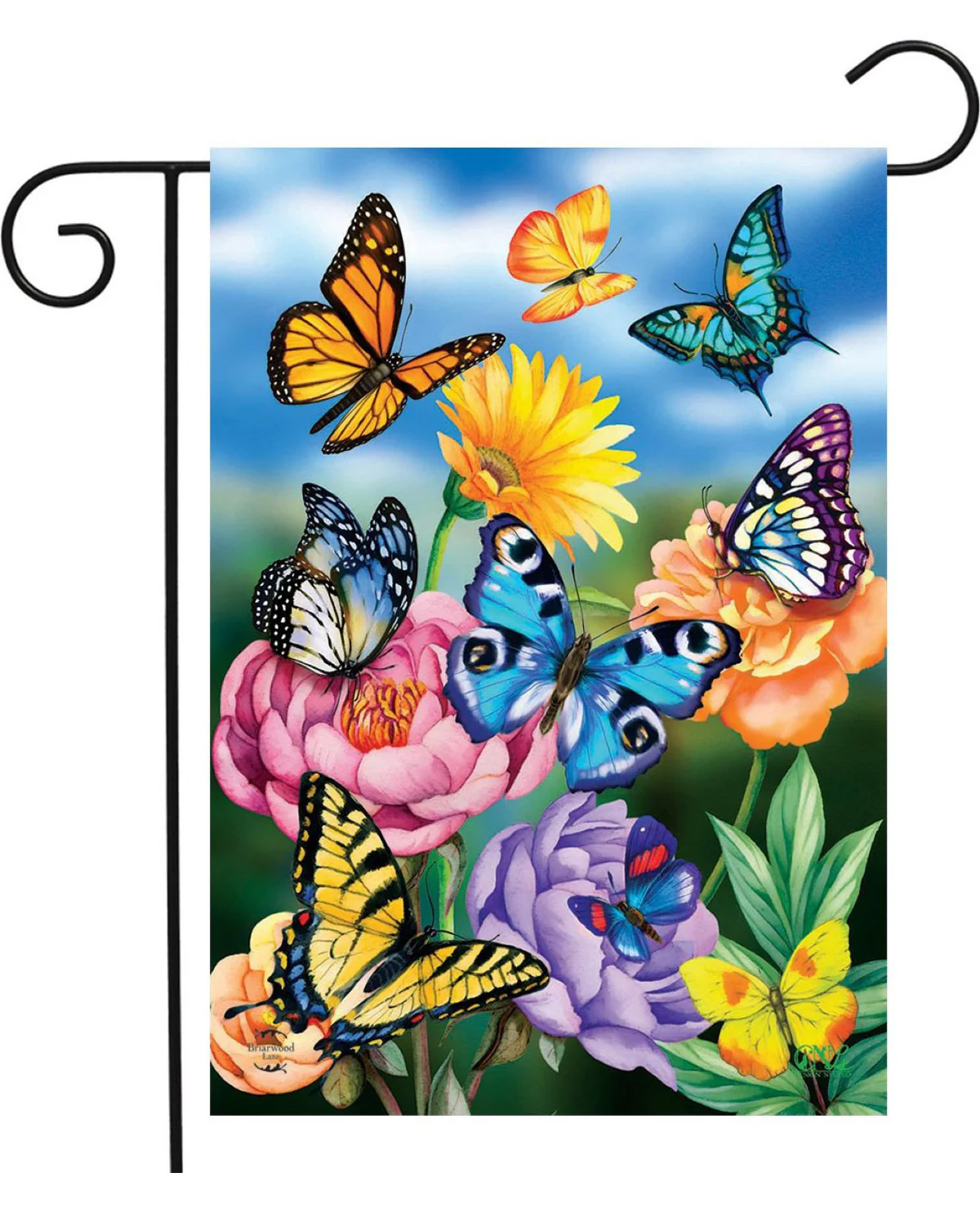 Spring Butterflies Garden Flag - Image 3