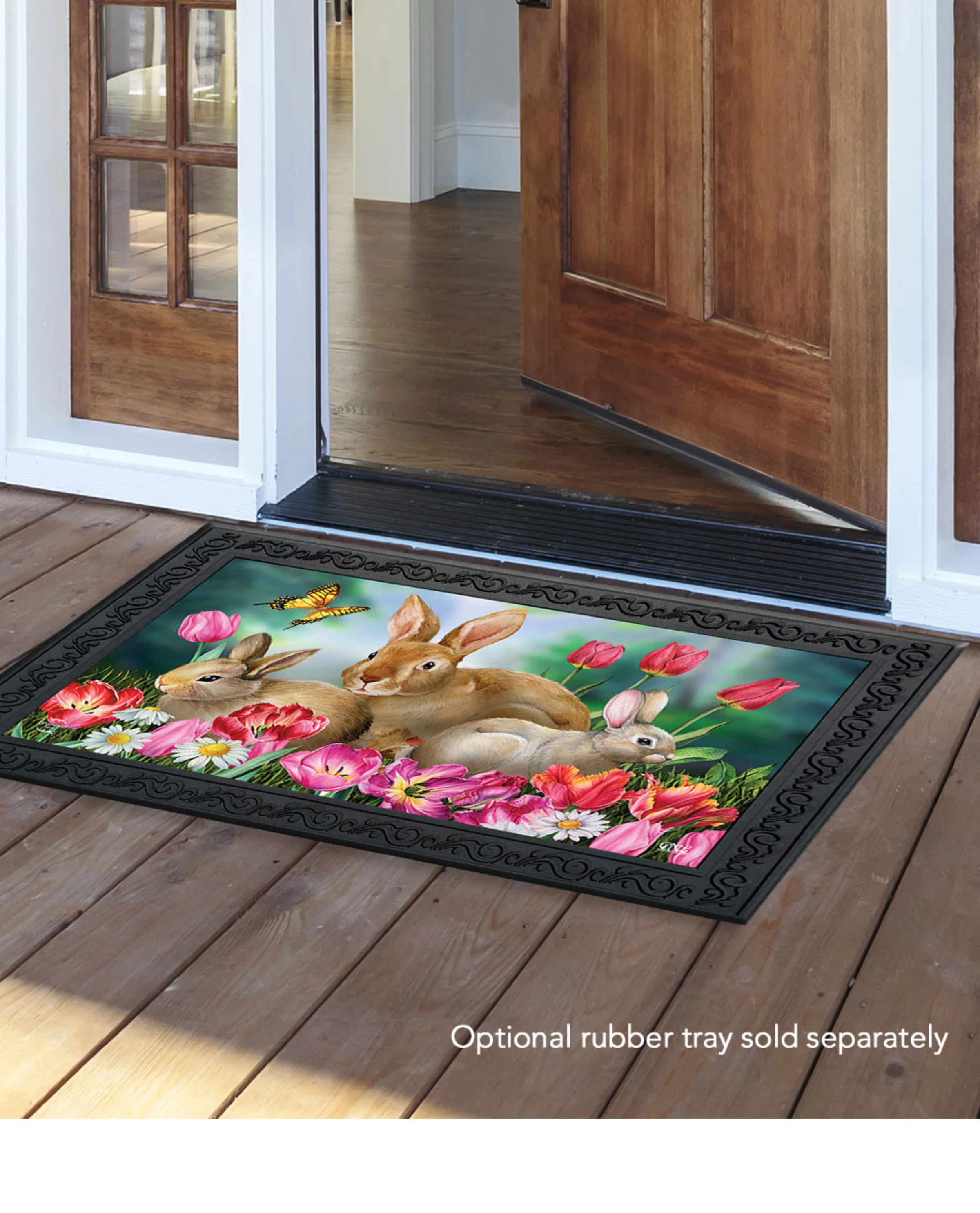 Bunny Family Doormat - Image 2