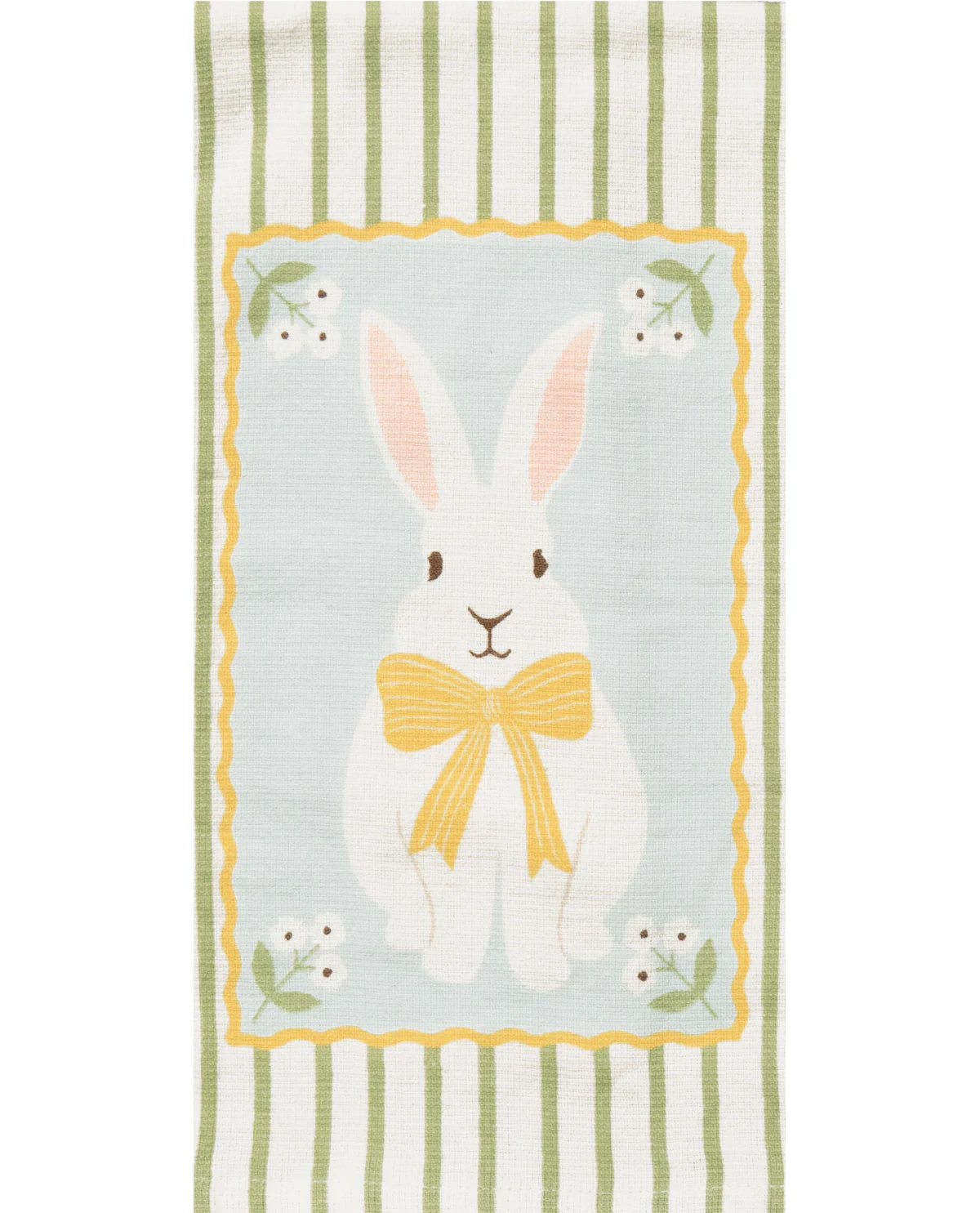 Bunny Frame Stripe Kitchen Towel