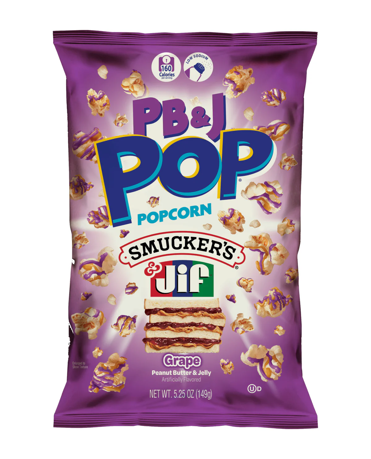 PB&J Pop Popcorn - Smucker's Grape 5.25oz