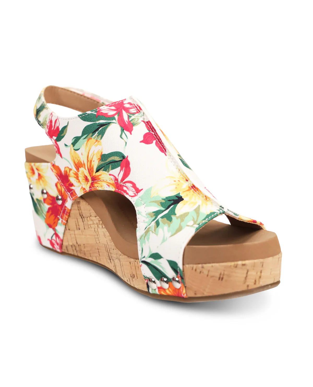 Corkys Carley Sandal White Floral - Image 2