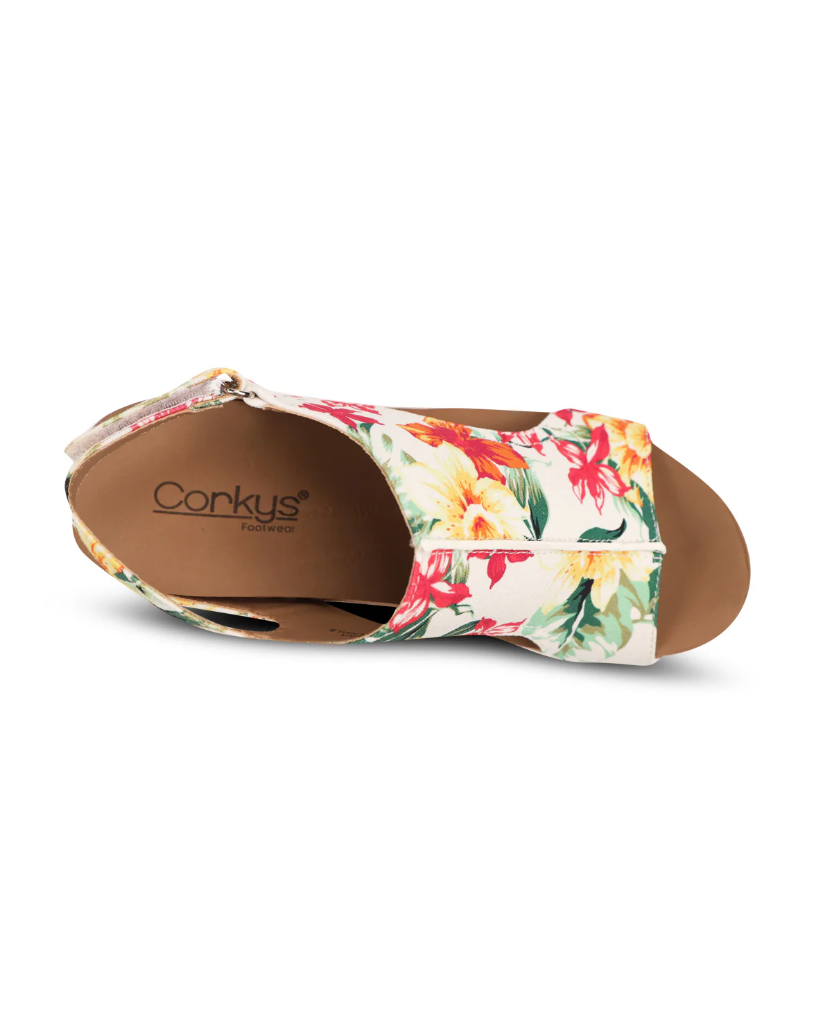 Corkys Carley Sandal White Floral - Image 5