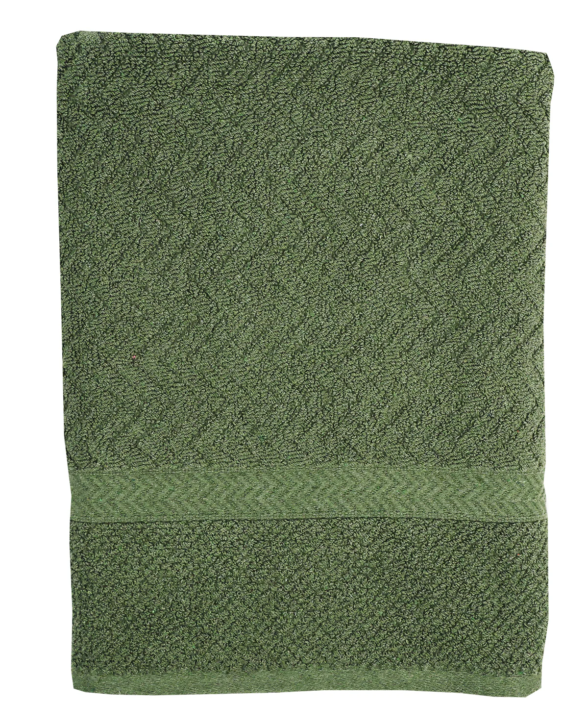 Chevron Textured Solid Bath Towel - Image 3