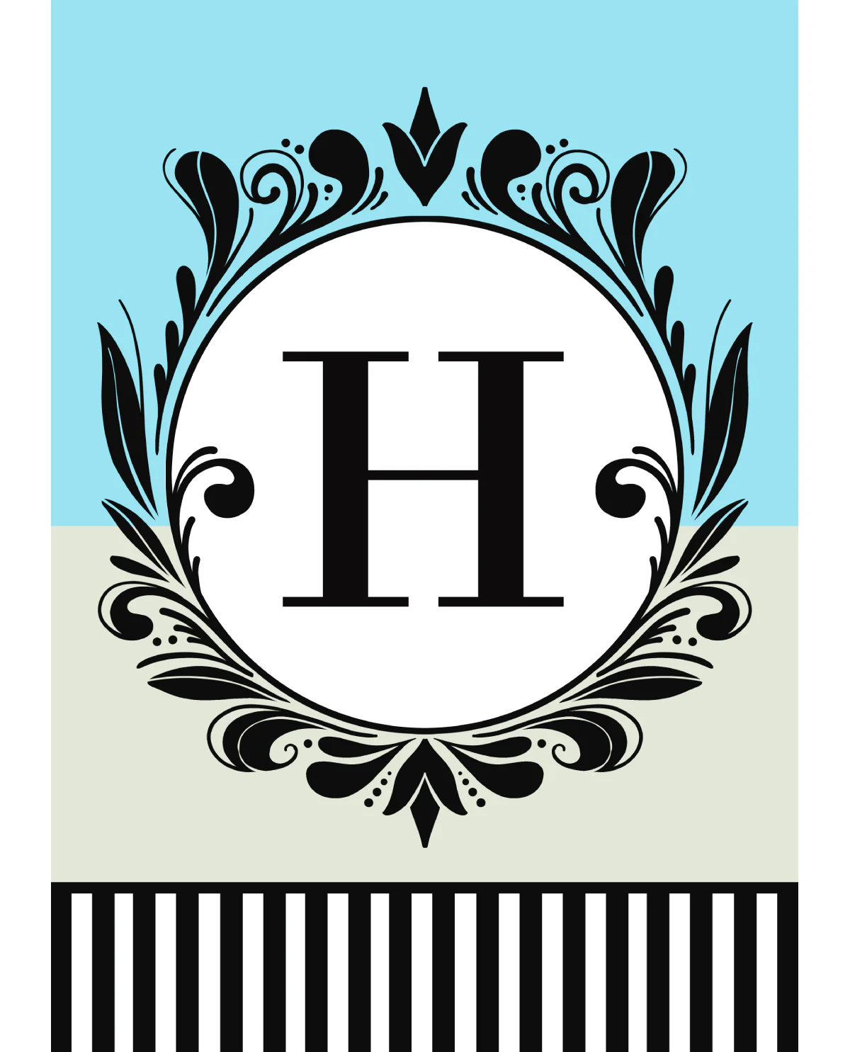 Classic Monogram Garden Flag - Image 8