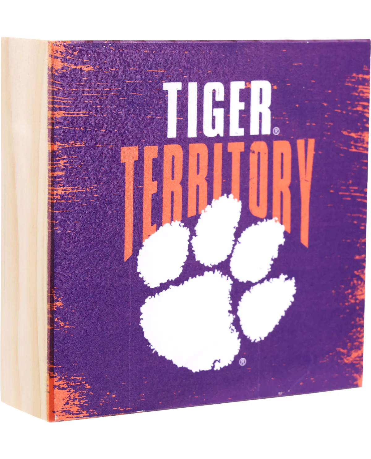 Clemson University Tigers Wooden Block - Image 2