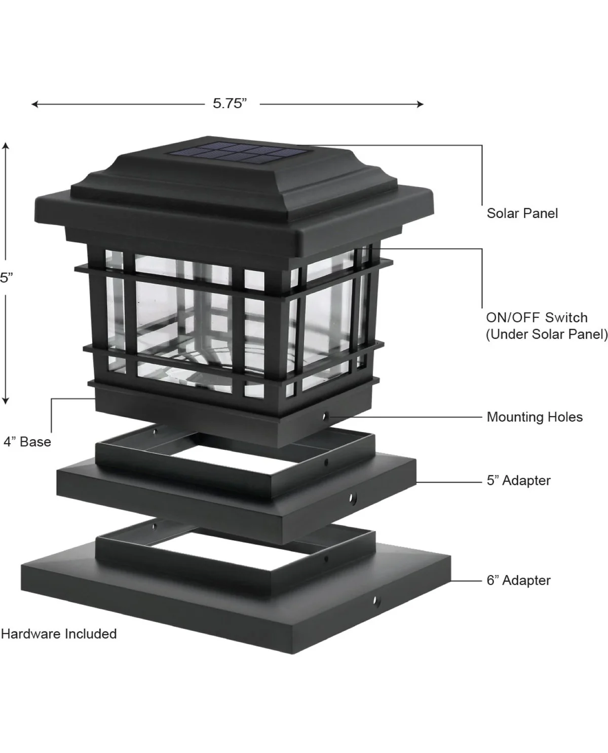 Constell Bright Post And Lampost Solar Light - Image 3