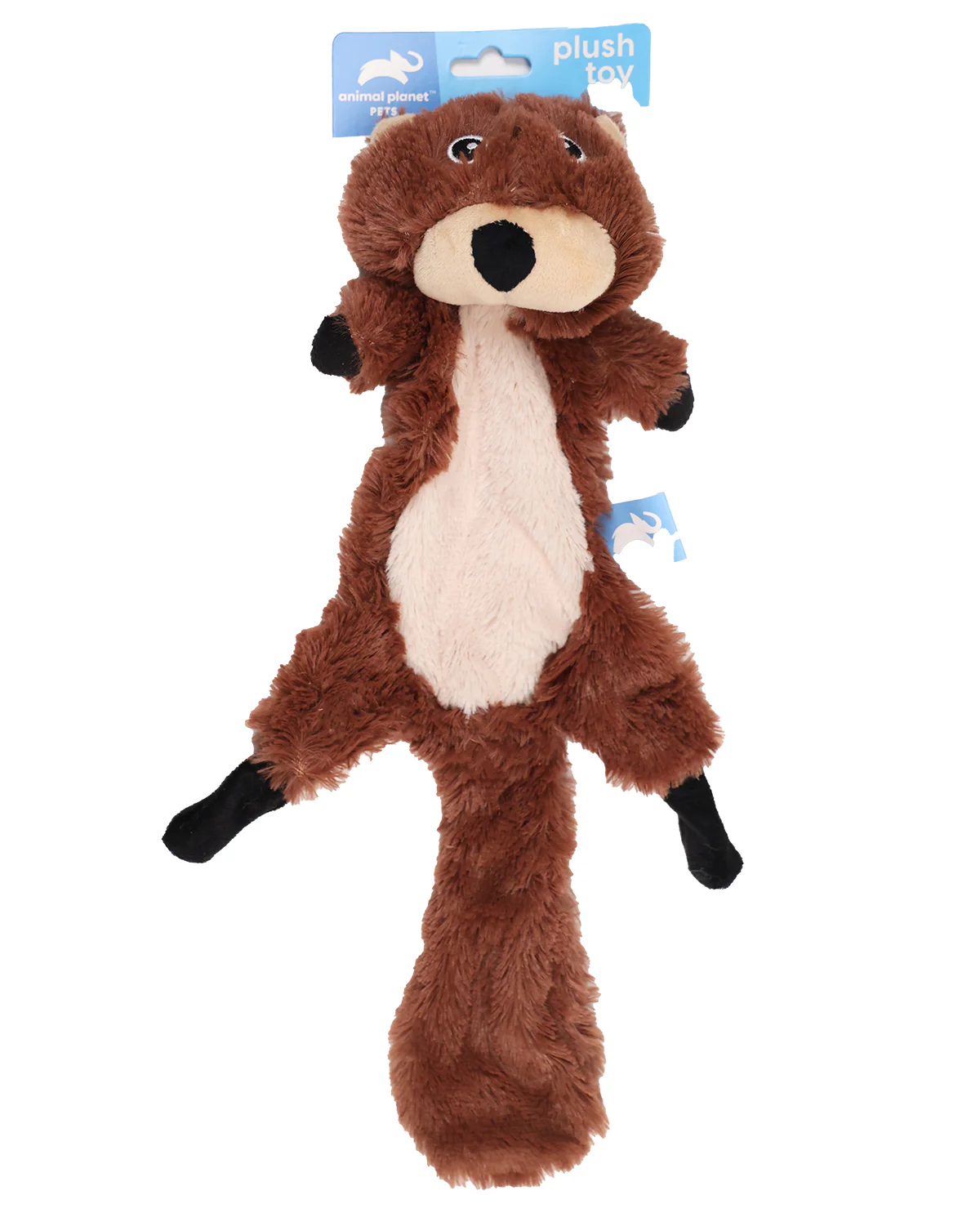 Crinkle Animal Flat Dog Toy - Image 2