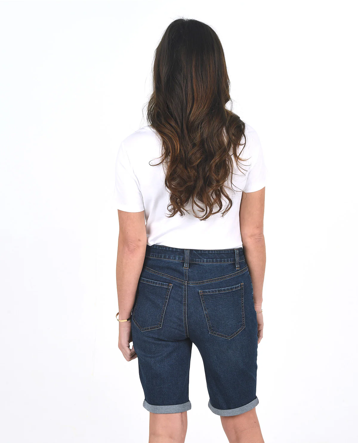 D Jeans Roll Cuff Bermuda Shorts - Image 4