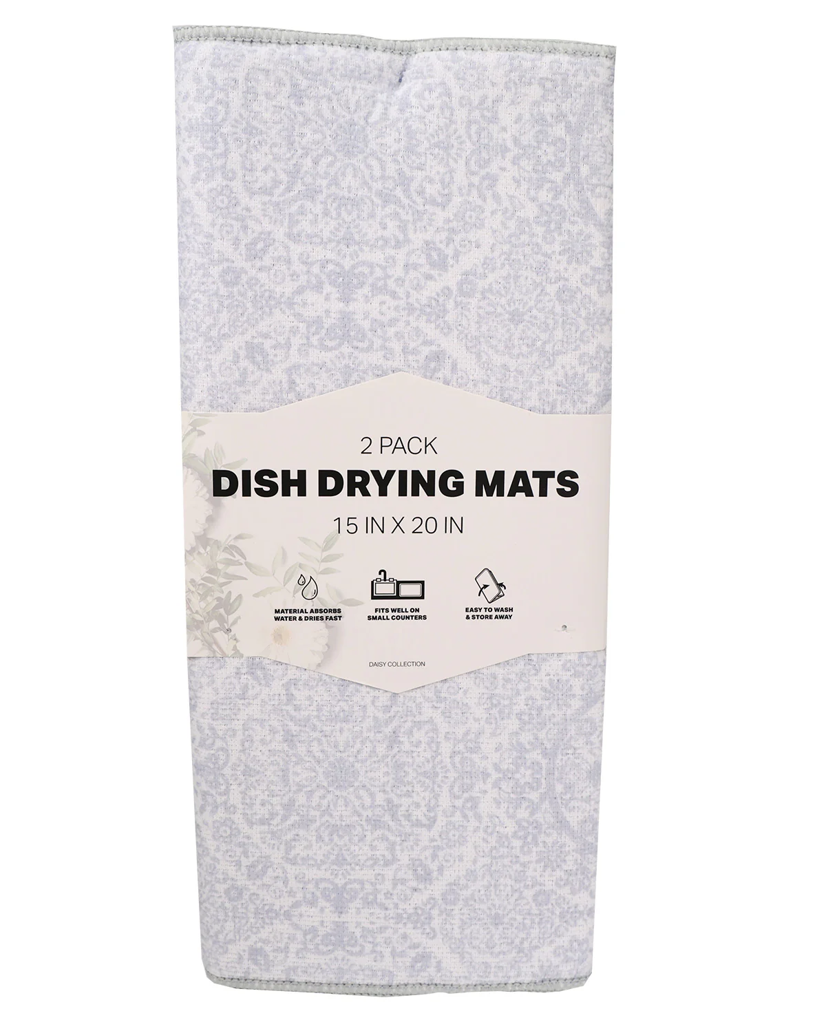 2pk Assorted Pattern Drying Mat - Image 4