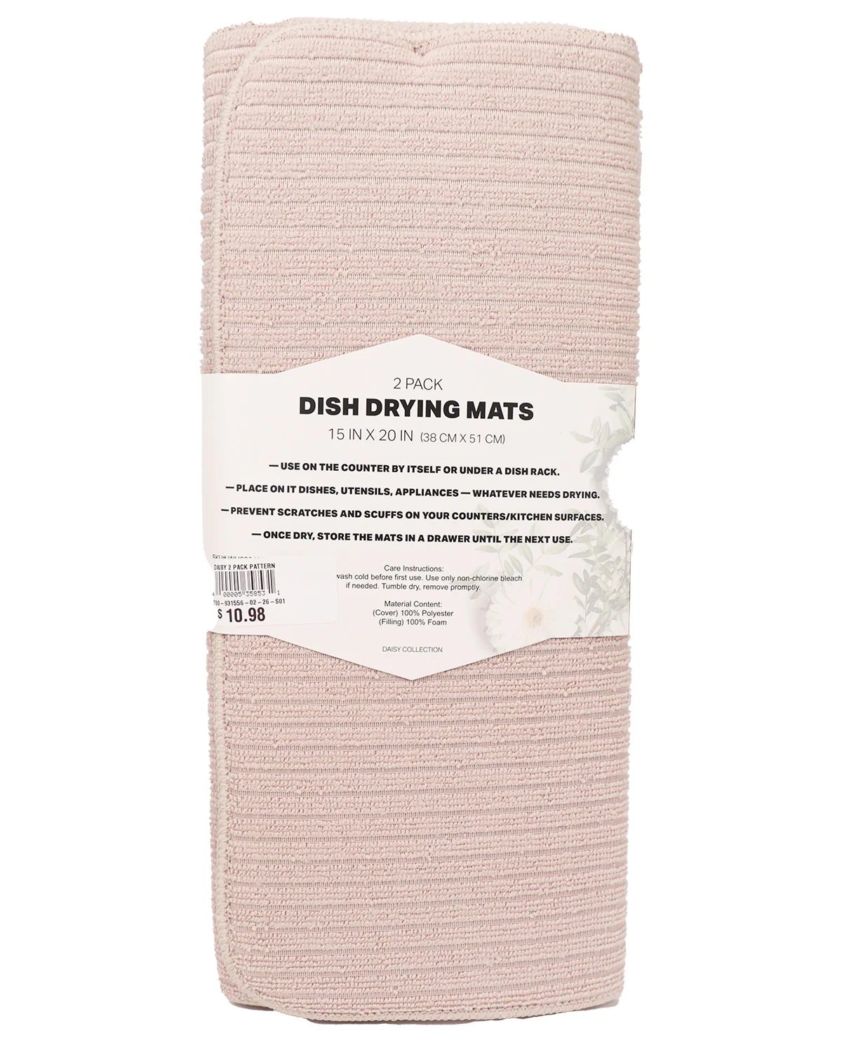 2pk Assorted Pattern Drying Mat - Image 5