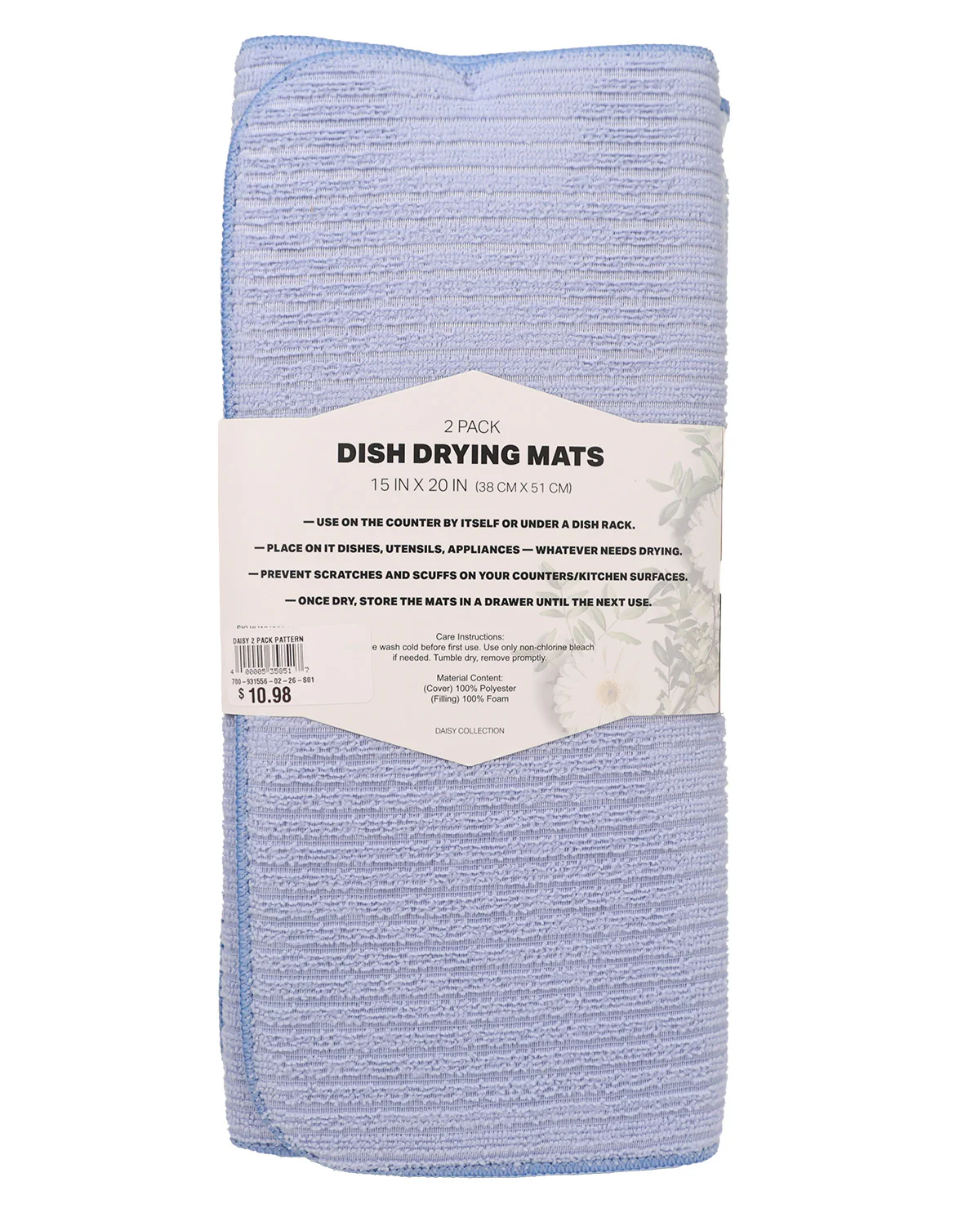 2pk Assorted Pattern Drying Mat - Image 6