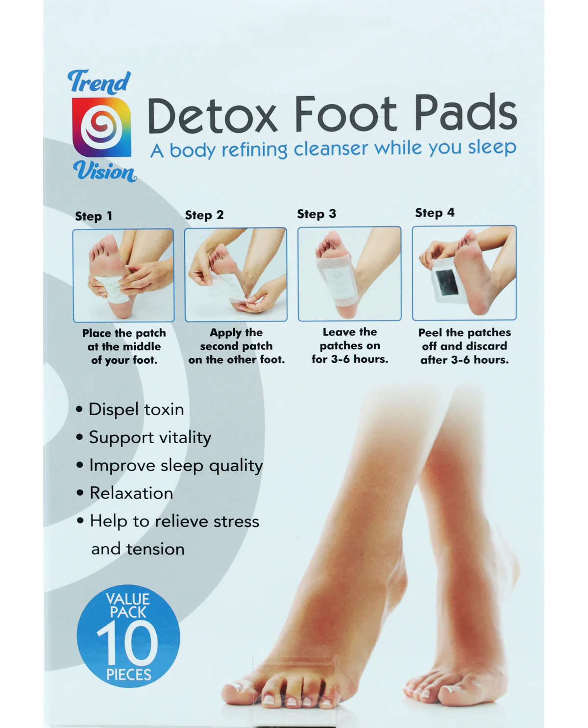 10-Piece Detox Foot Pads - Image 2