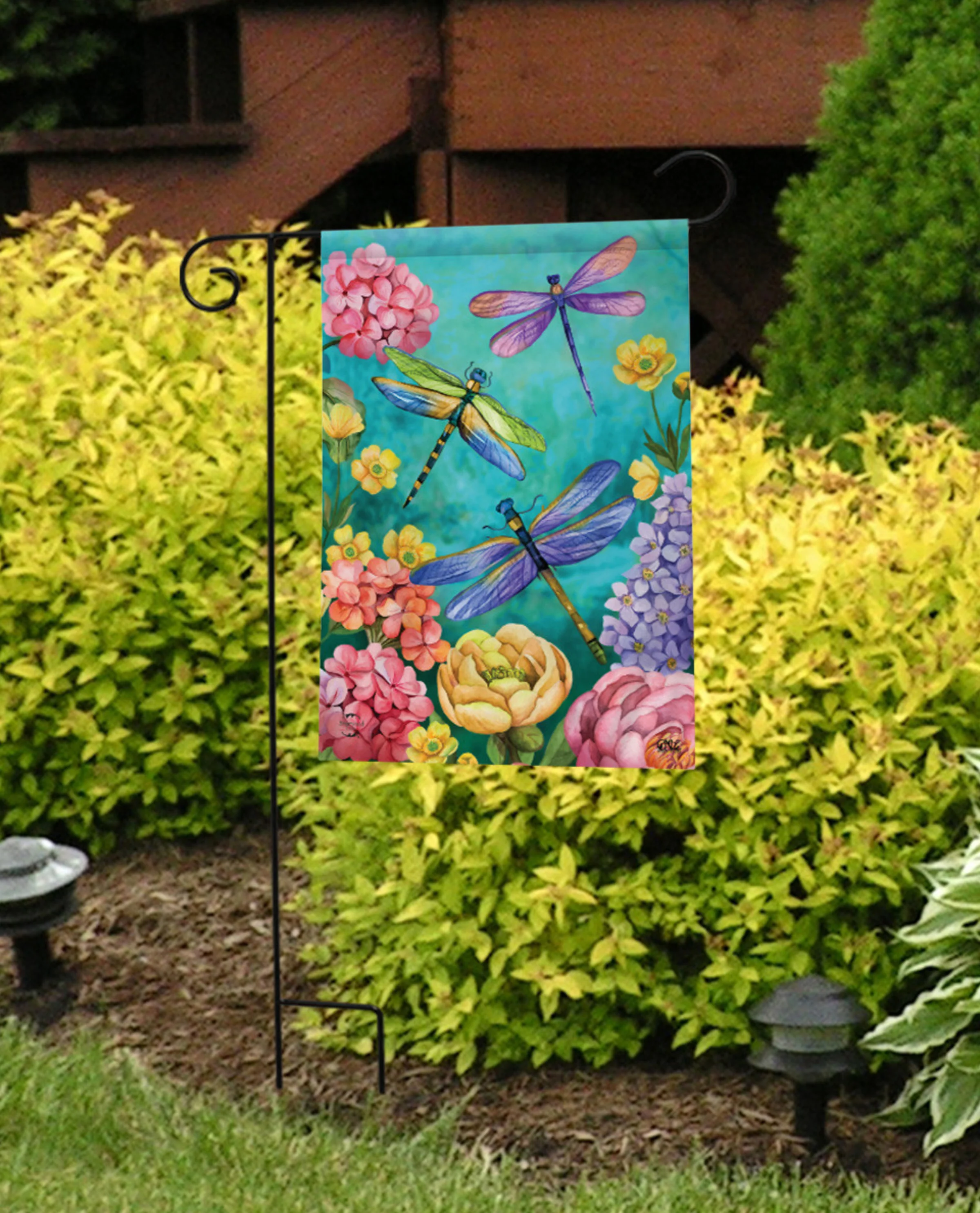 Dragonfly Garden Flag - Image 3