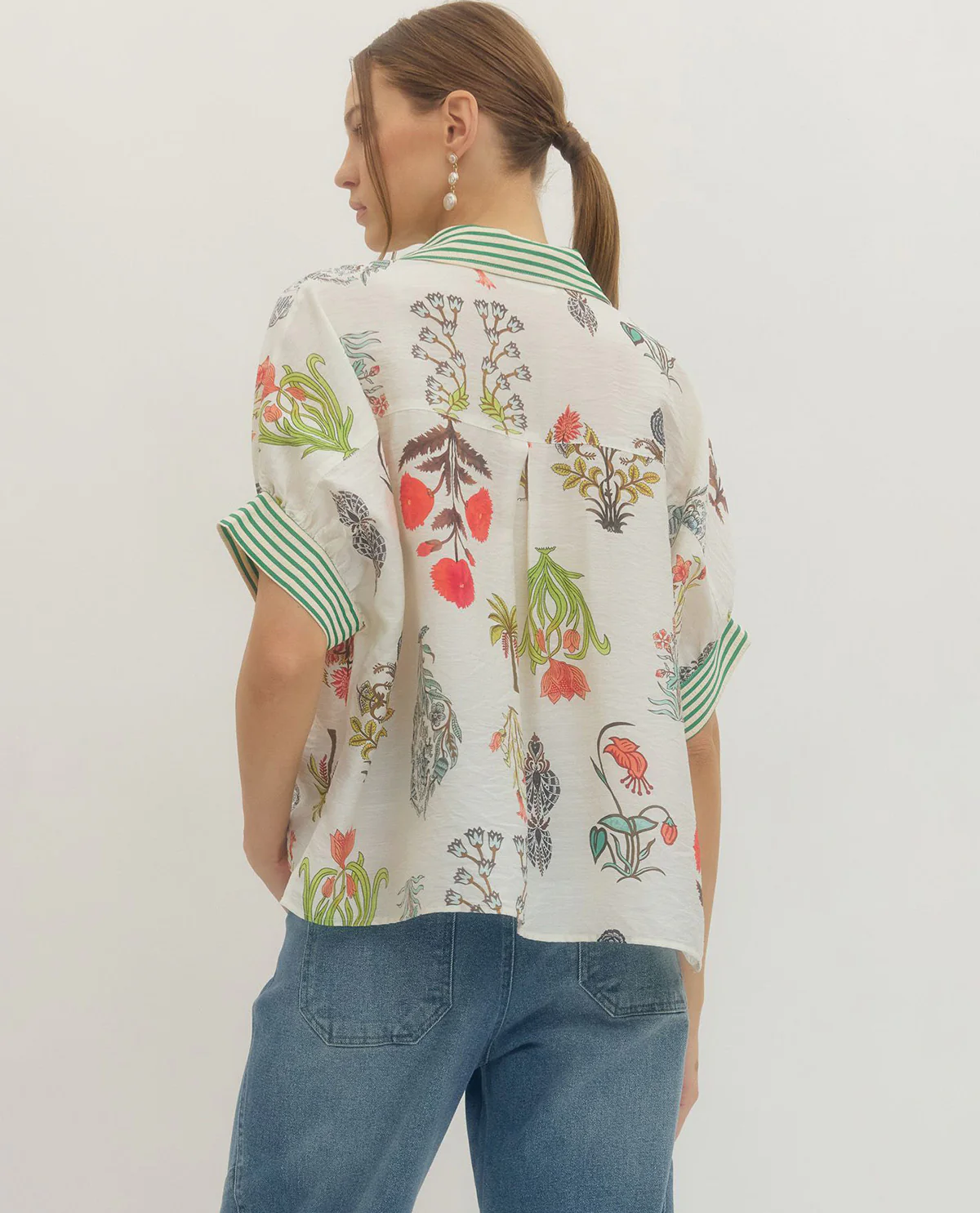 Entro Floral Print Top - Image 2