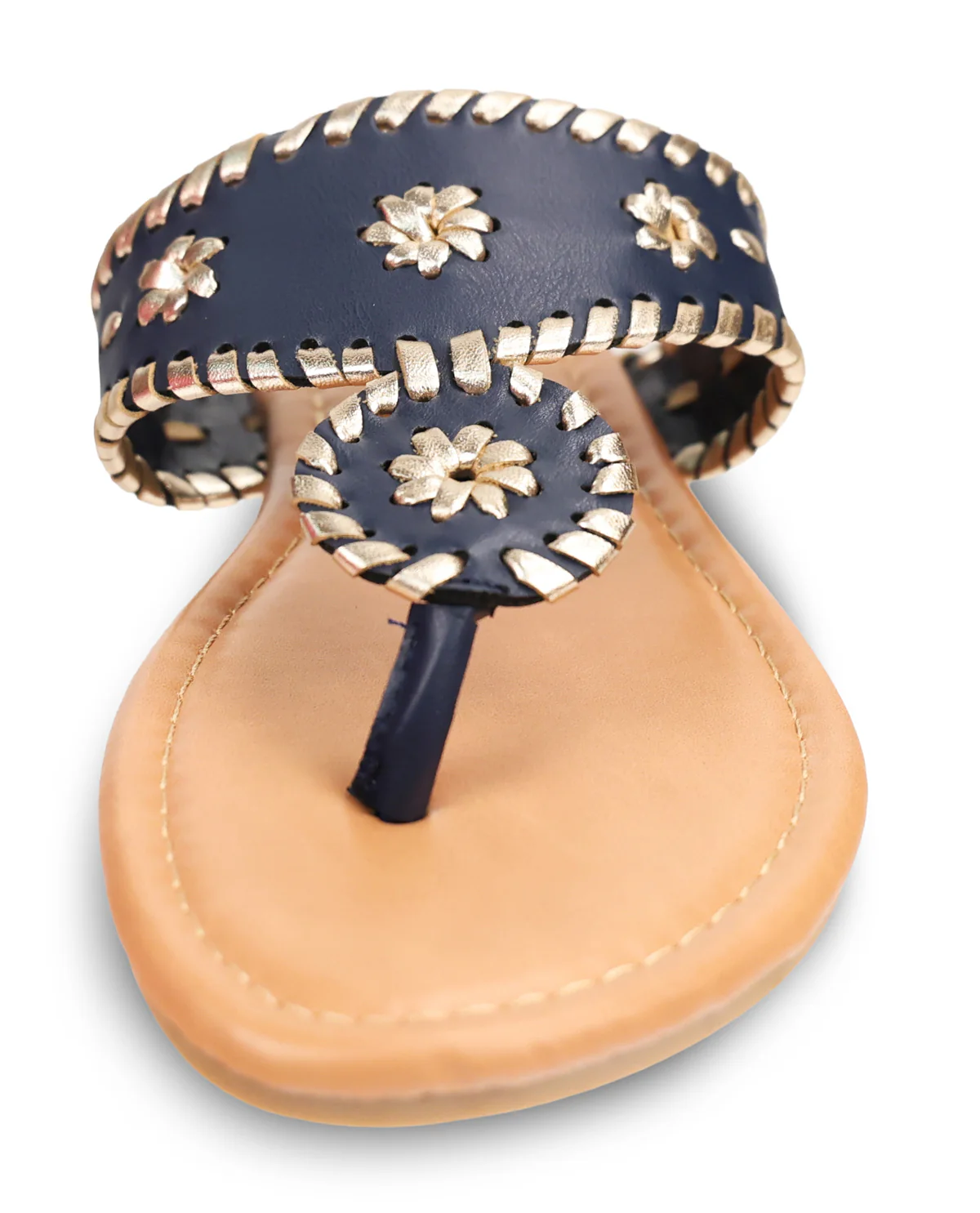 Fiestas Rosetta-26 Sandal Navy/Gold - Image 3