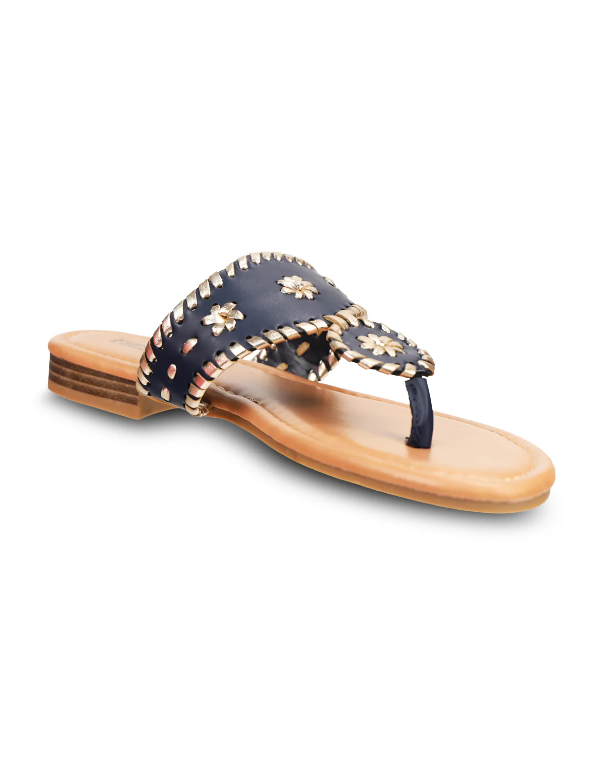 Fiestas Rosetta-26 Sandal Navy/Gold - Image 6