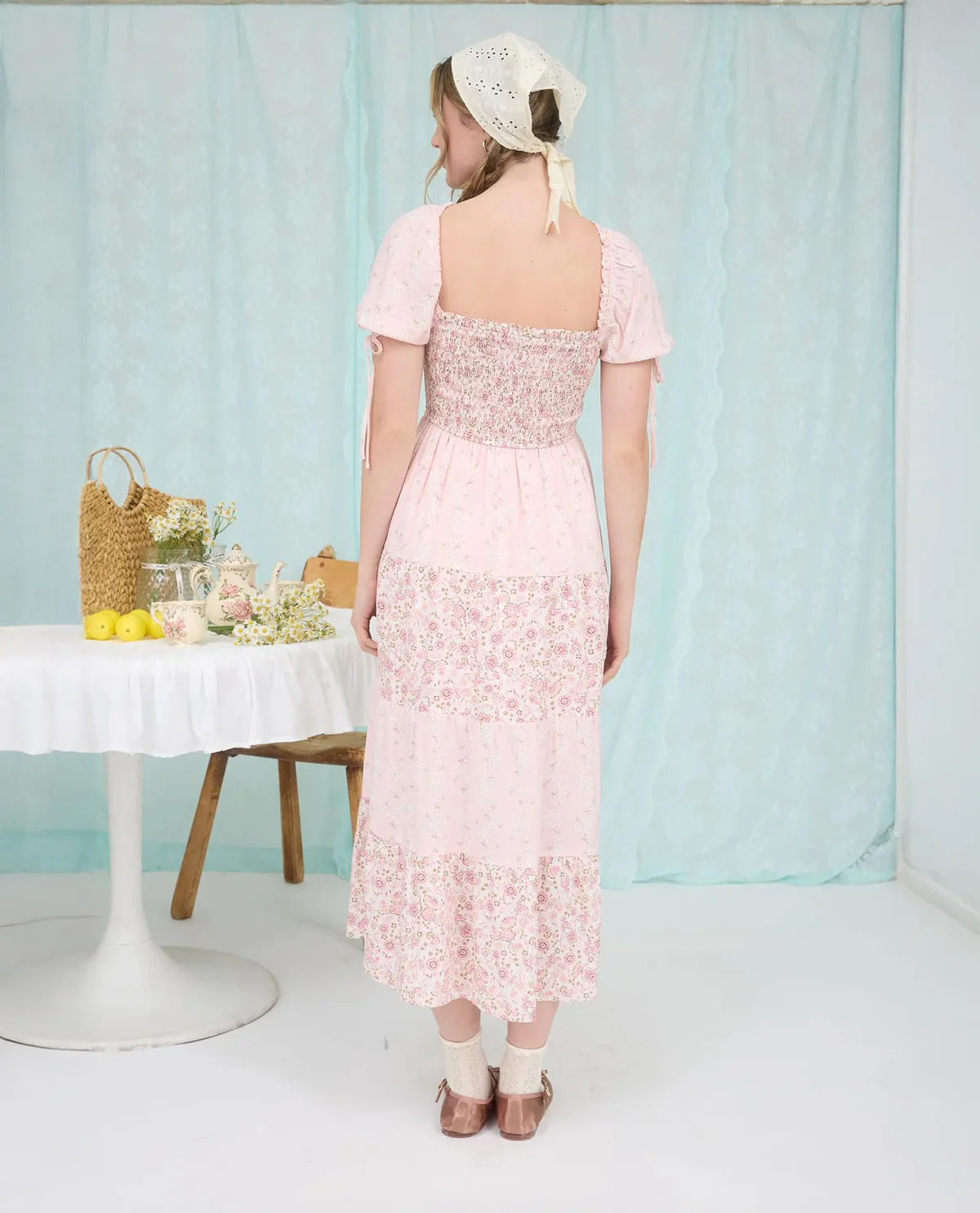 Floral Smocked Maxi Dress - Image 6