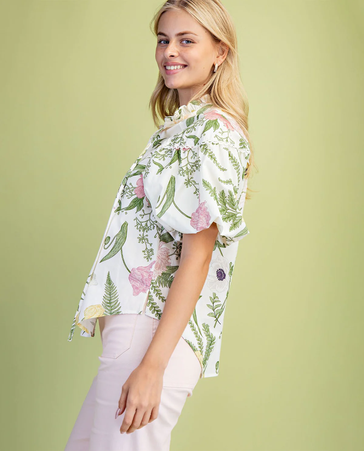 Gigio Flower Print Top - Image 3