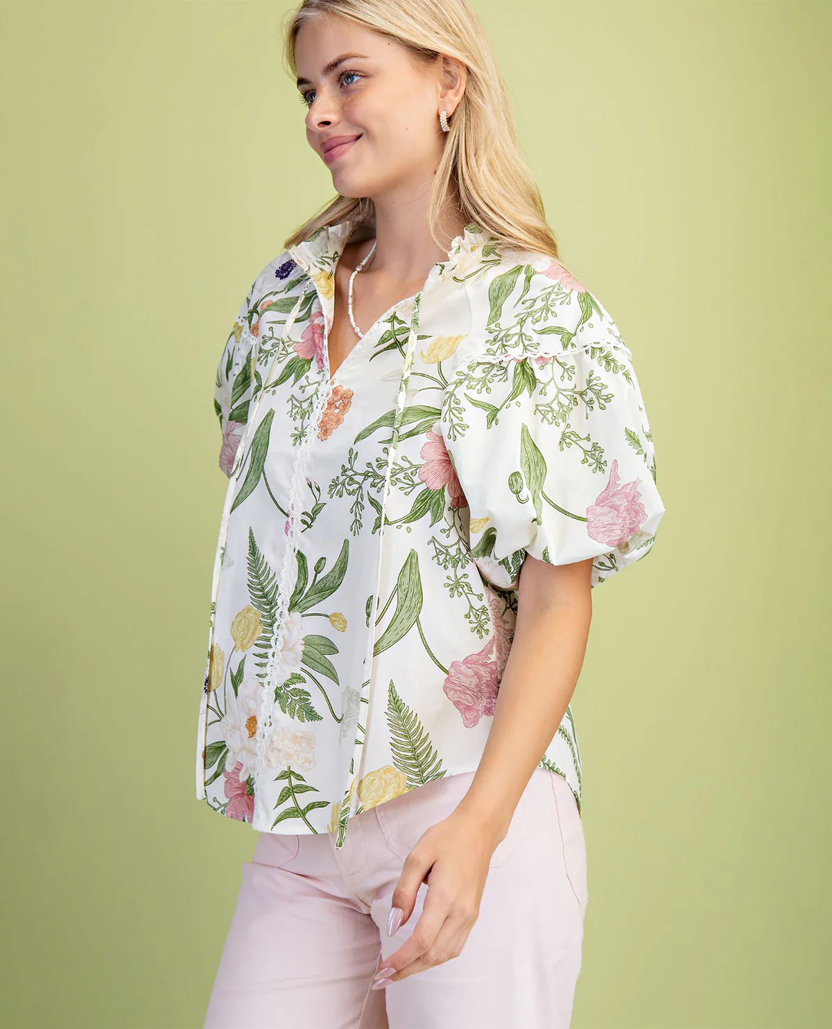 Gigio Flower Print Top - Image 4
