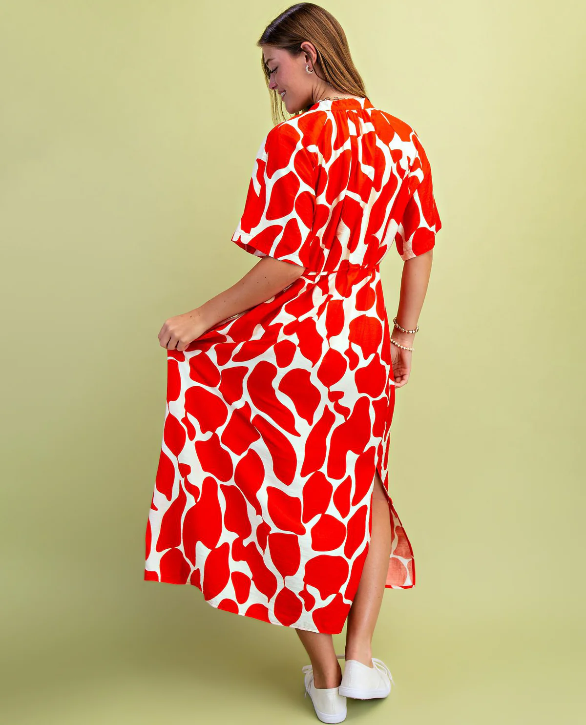 Gigio Giraffe Print Dress - Image 3