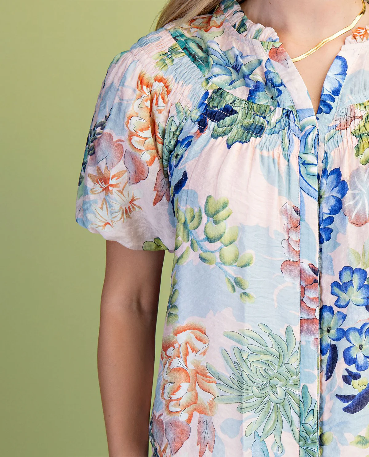 Gigio Print Button Down Top - Image 2